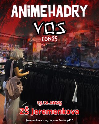 🔥 Už tuto sobotu 13.12 míříme na 𝐕𝐎𝐒 - 𝐂𝐎𝐍 🔥 Přijď si pro anime tričko, mikinu, figurku nebo jinou pecku 👀 Ideální čas na...